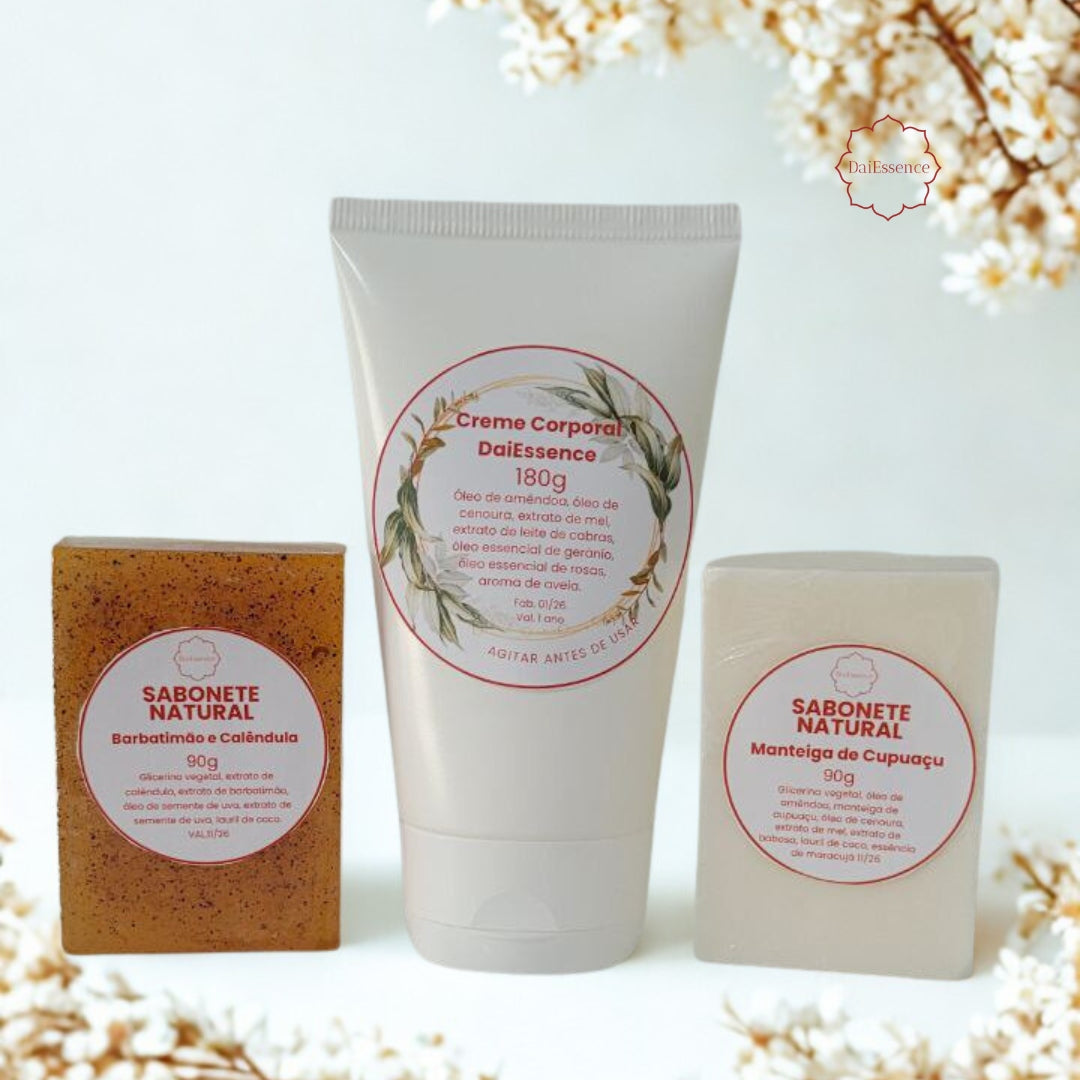 Kit Hidratação e Renovação para Peles Secas e Sensíveis - DaiEssence