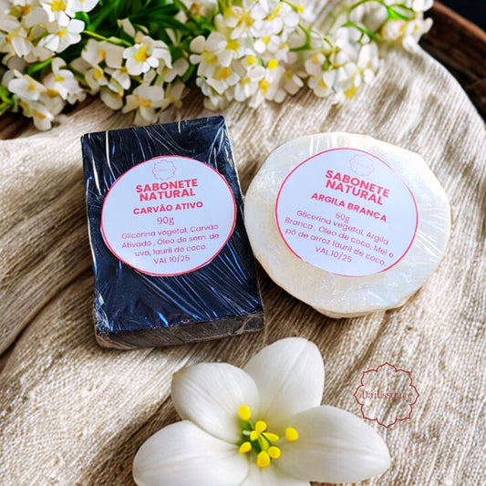 Kit de Sabonetes para Cuidar da Pele Acneica e Oleosa