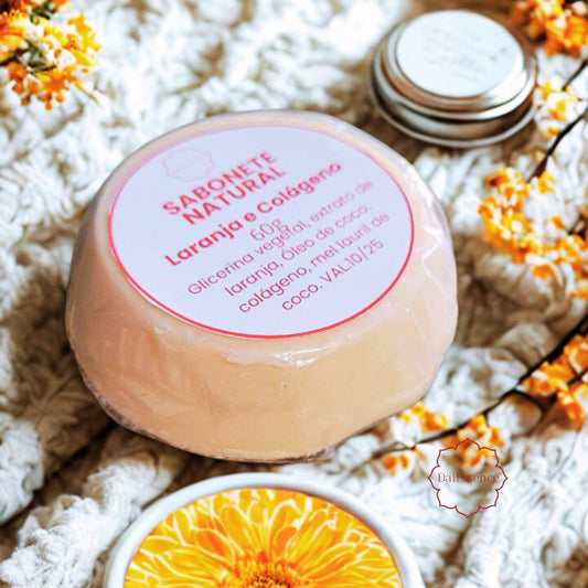 Kit  3 Sabonetes de Laranja com Colágeno