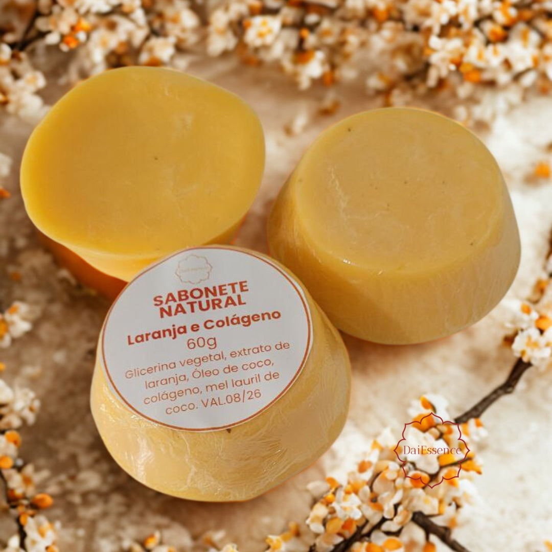 Kit  3 Sabonetes de Laranja com Colágeno