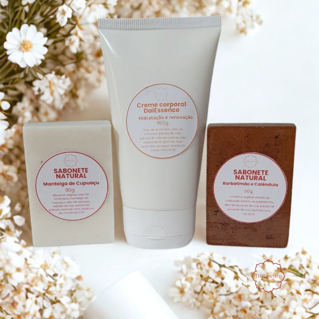 Kit Hidratação e Renovação para Peles Secas e Sensíveis - DaiEssence