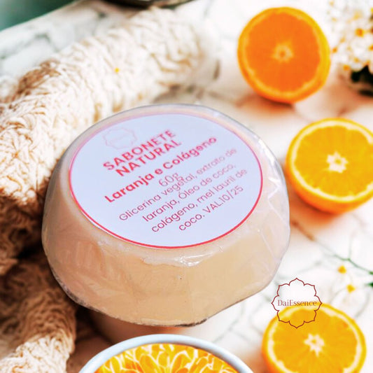 Sabonete Natural de Laranja e Colágeno